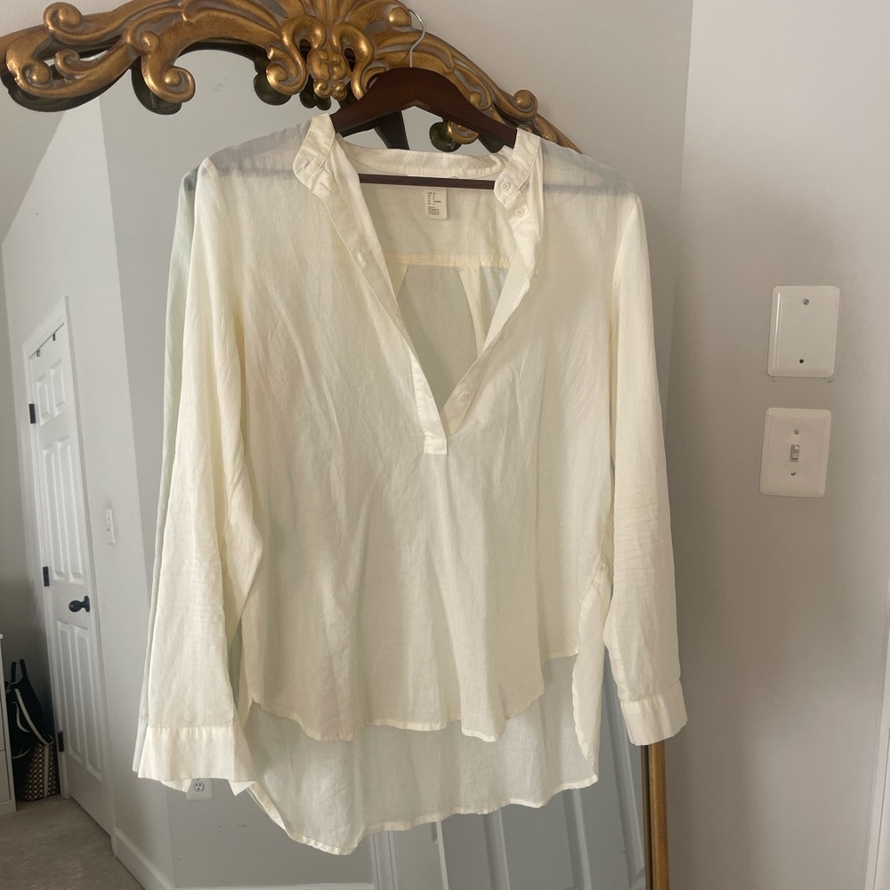 Cream Blouse for Women